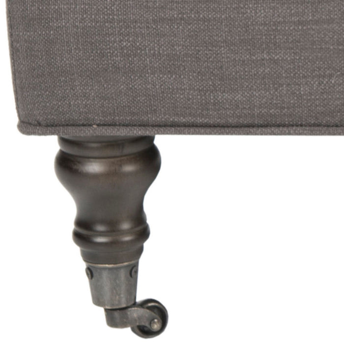 Charcoal Clark Tufted Cocktail Ottoman