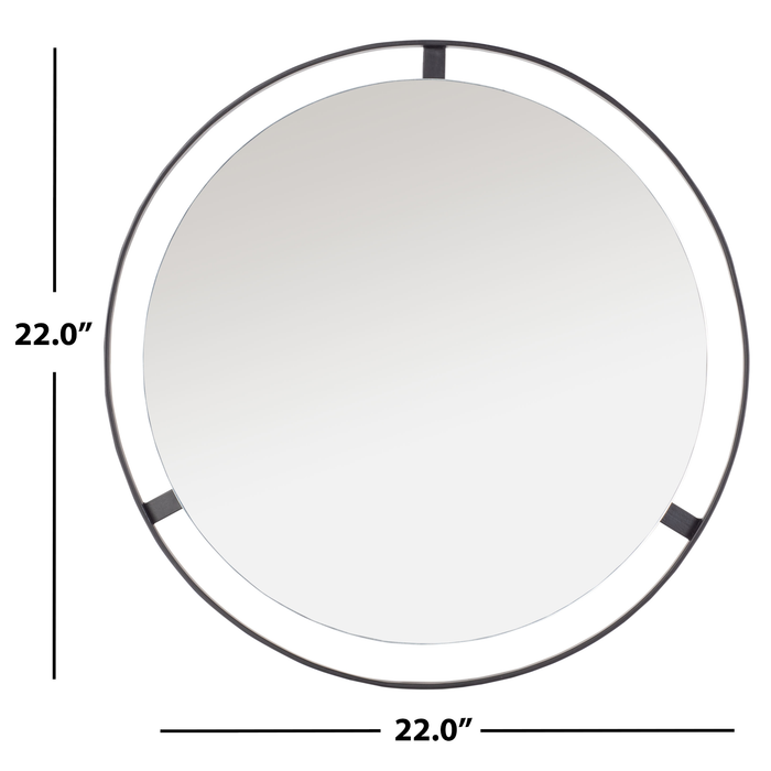Matte Black Radlin Mirror