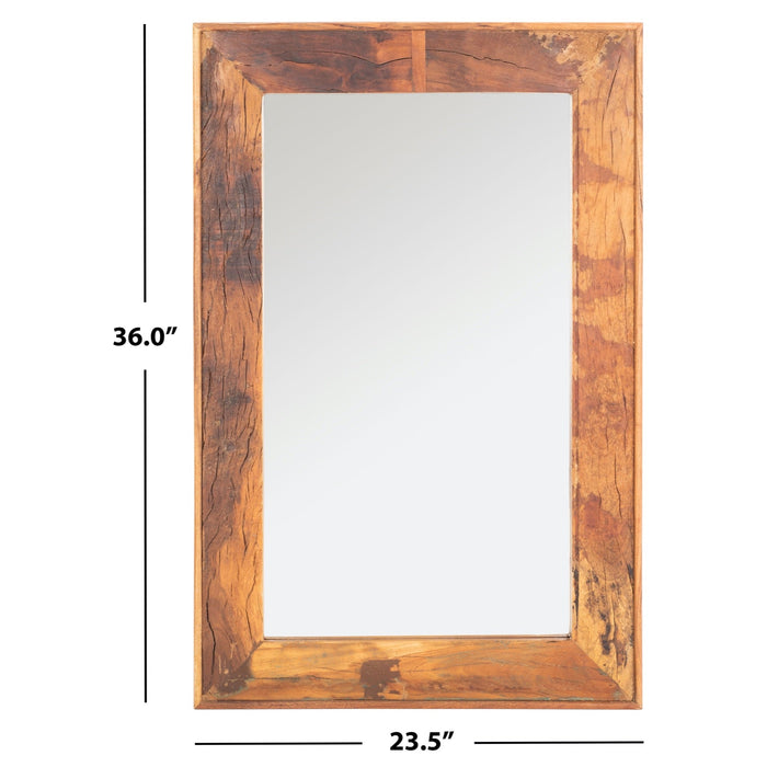 Walnut Leyton Mirror