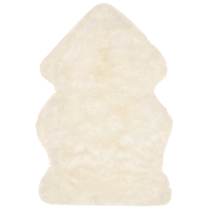White Sheep Skin Rug