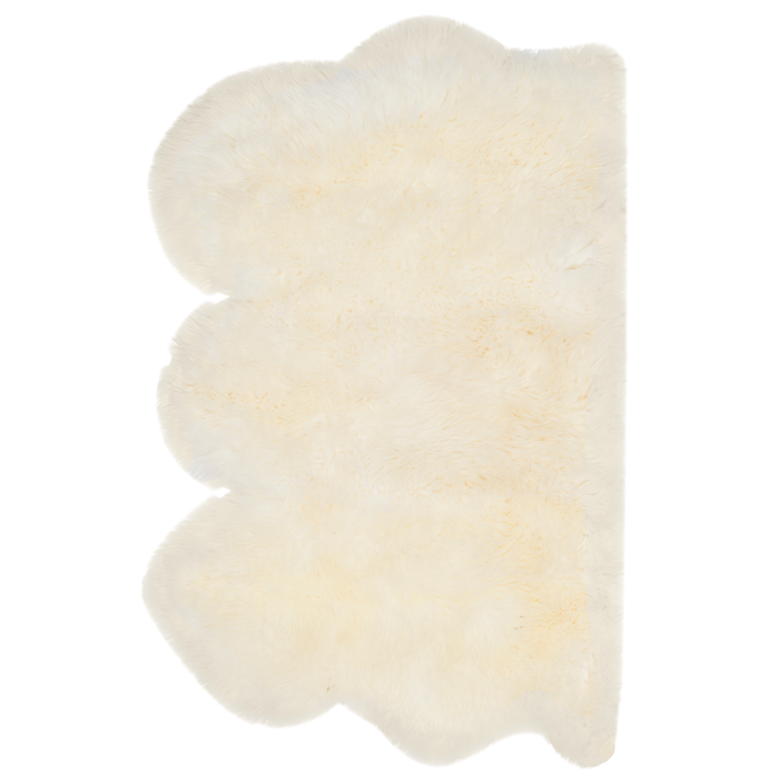 White Sheep Skin Rug