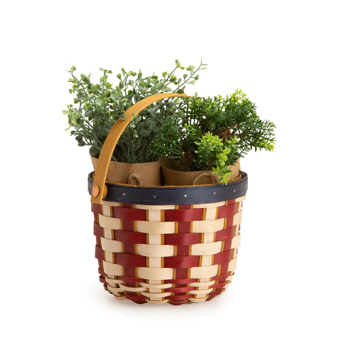 Americana Short Round Fruit Basket Set with Free Protector