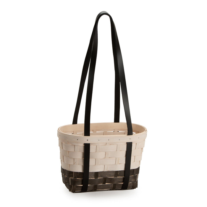 Black & White Medium Boardwalk Basket Set with Free Protector