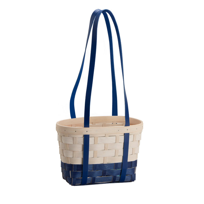 Blue & White Medium Boardwalk Basket Set with Free Protector