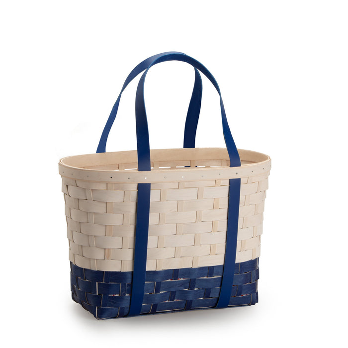Blue & White Large Boardwalk Basket Set with Free Protector