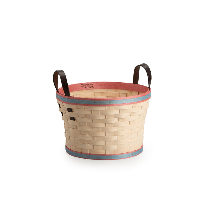 Norman Rockwell Series 2 – Whitewashed Bushel Basket Set with Free Protector
