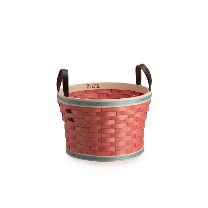 Norman Rockwell Series 2 – Barn Red Bushel Basket Set with Free Protector