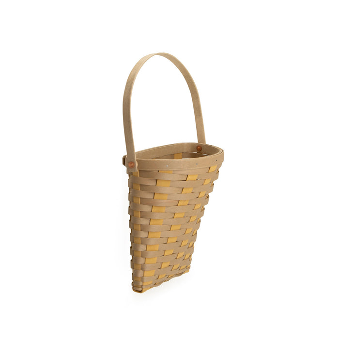 Khaki Sage & Light Yellow Hanging Basket Set with Free Protector