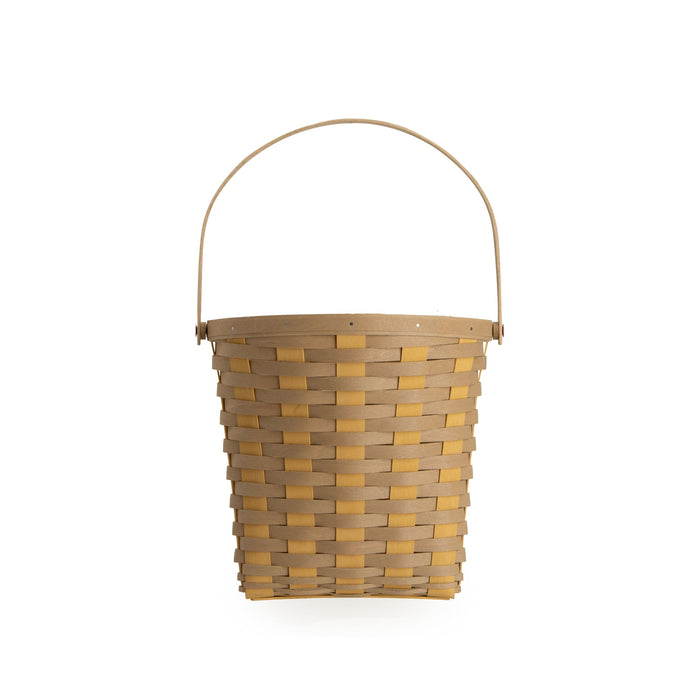 Khaki Sage & Light Yellow Hanging Basket Set with Free Protector
