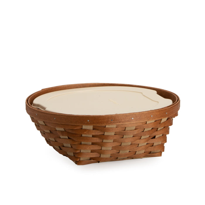Rusty Spice & Khaki Sage Buffet Basket Set with Free Protector