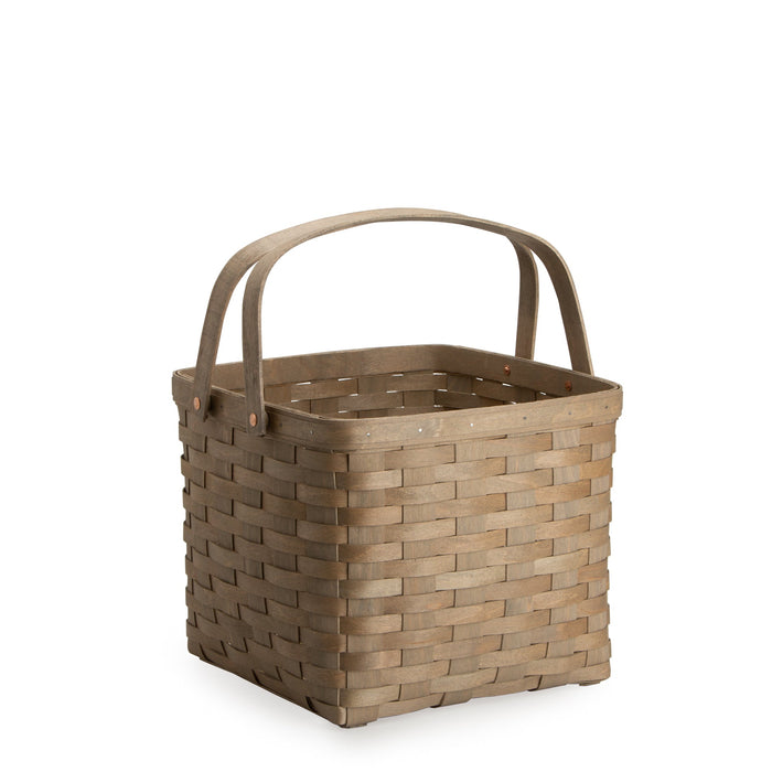 Pale Grey Two Pie Basket Set with Free Protector & Riser