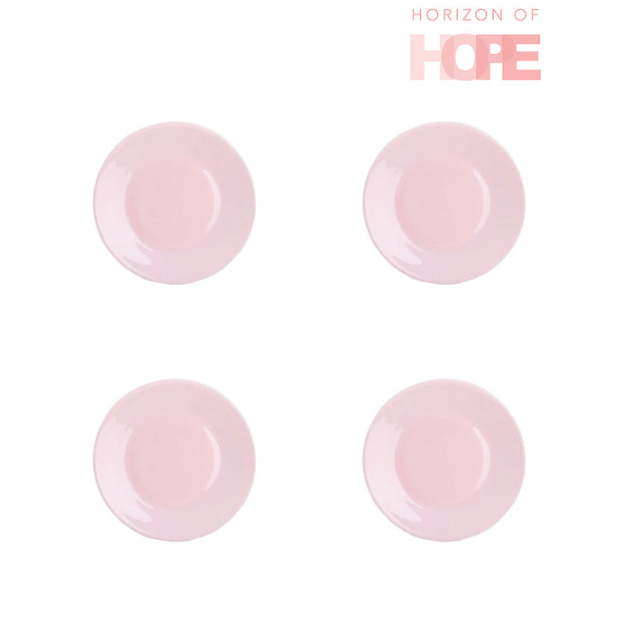 Pink Small Plate Set