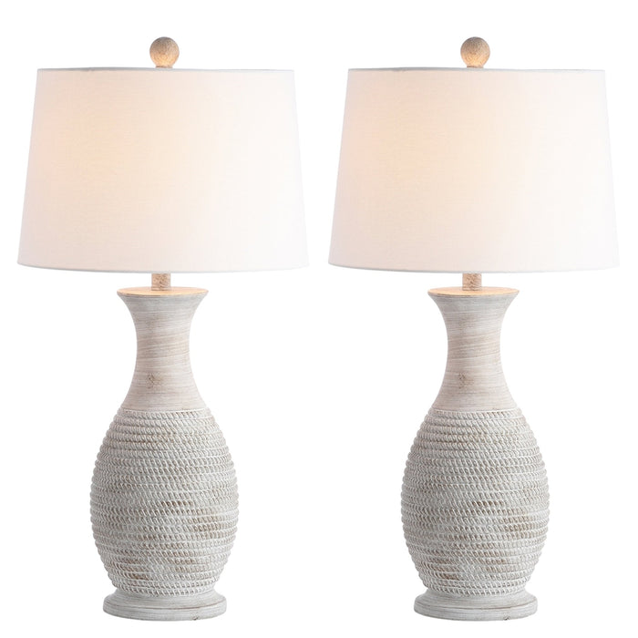 Grey Bentlee Table Lamp Set