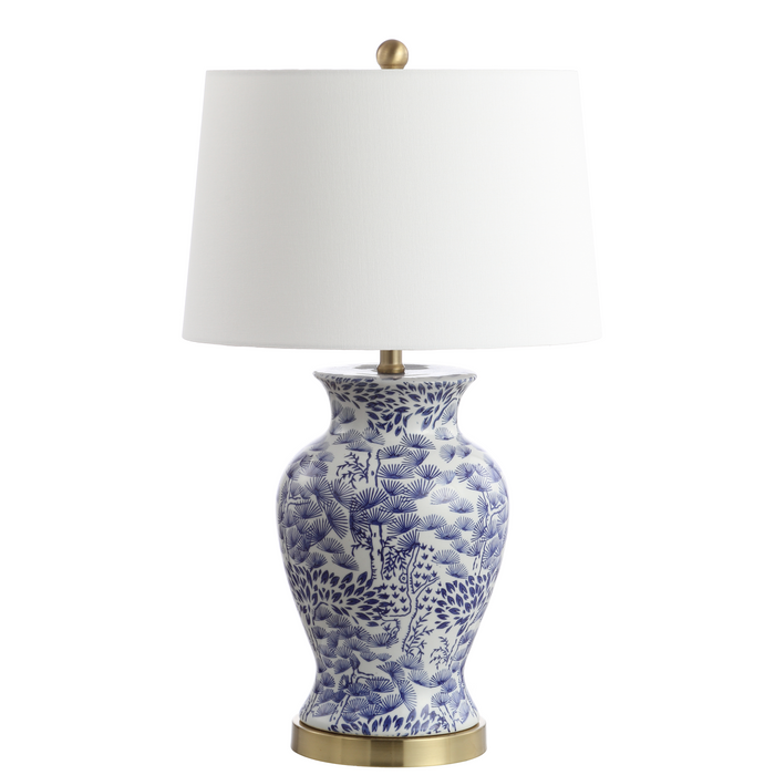 Blue & White Alona Table Lamp Set