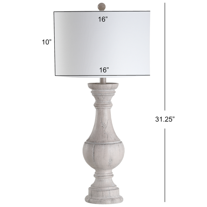 White Savion Table Lamp Set