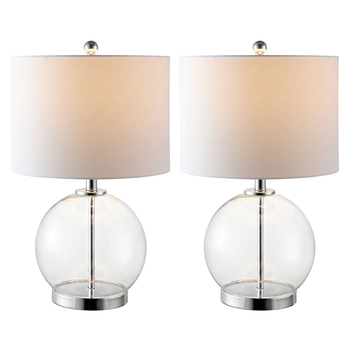 Clear Lonni Table Lamp Set