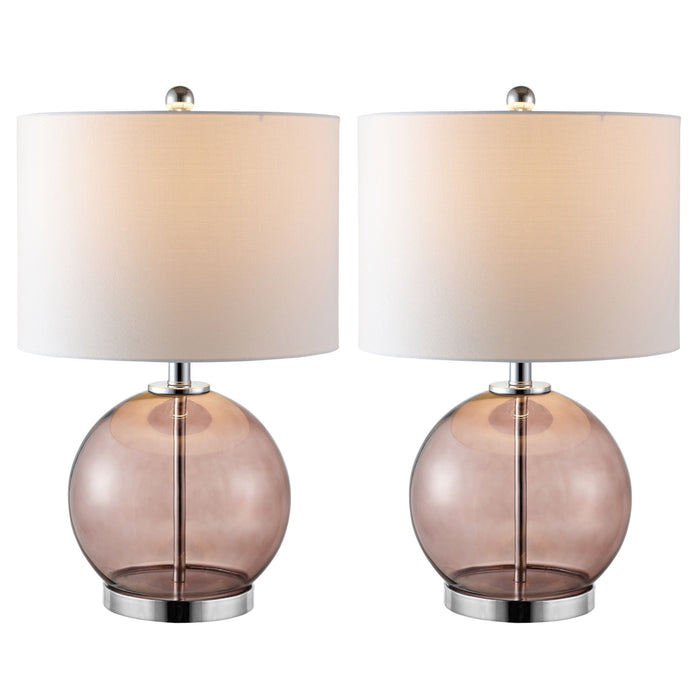 Grey Lonni Table Lamp Set