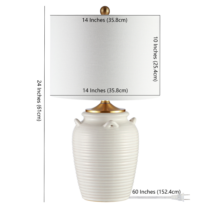 Ivory Lener Table Lamp