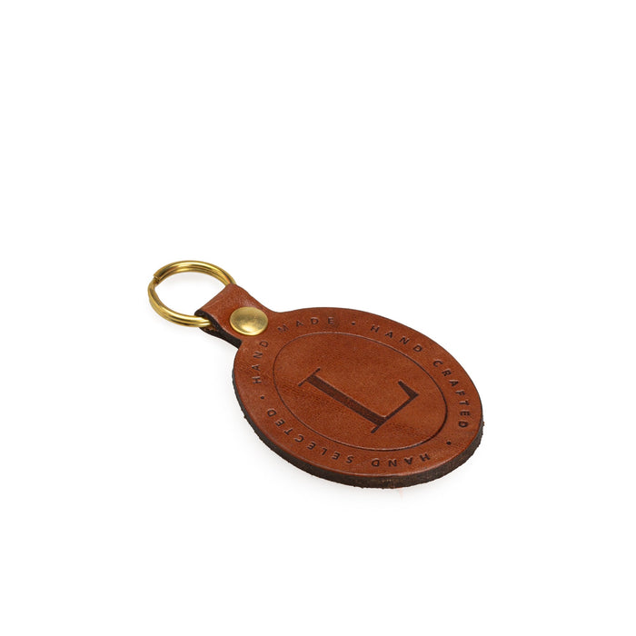 Brown Leather Key Fob