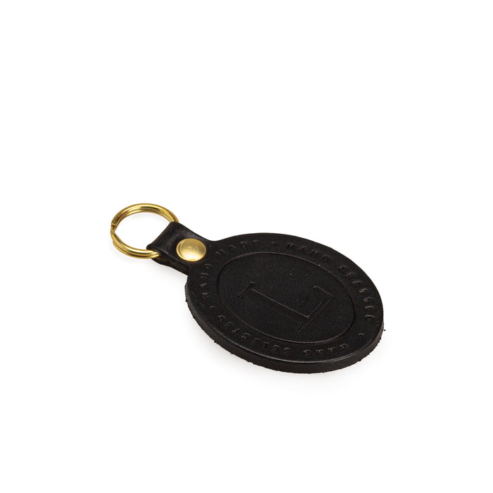 Black Leather Key Fob