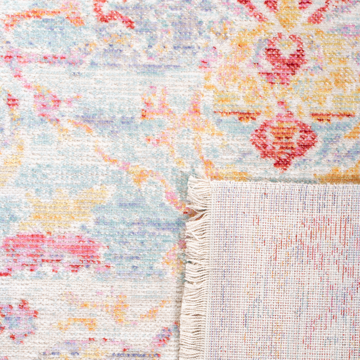 Aqua & Red Windsor Rug