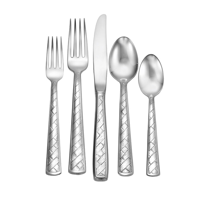 Weave 45 Piece Flatware Set