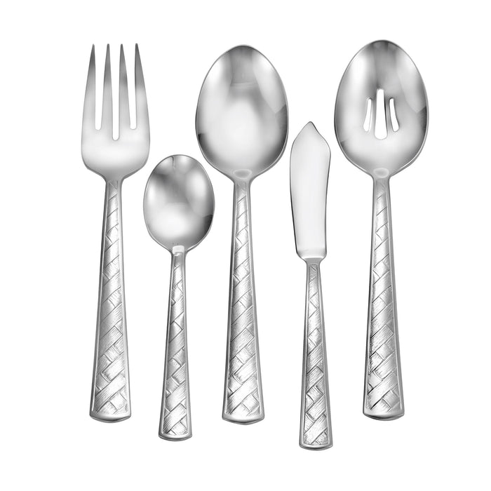 Weave 65 Piece Flatware Set