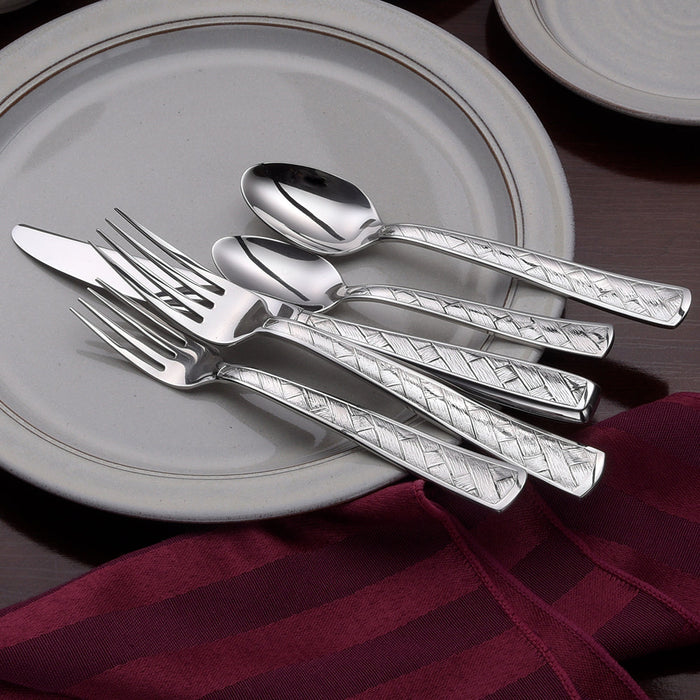Weave 45 Piece Flatware Set