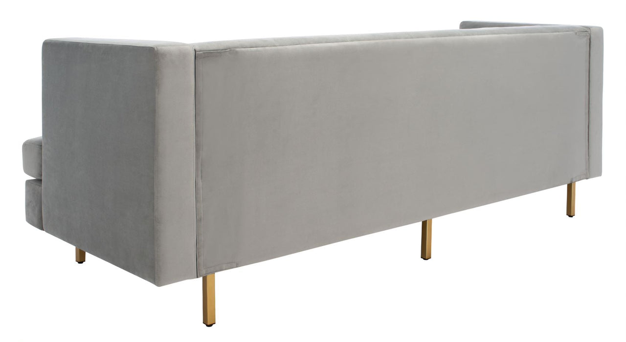 Grey Konrad Velvet Sofa