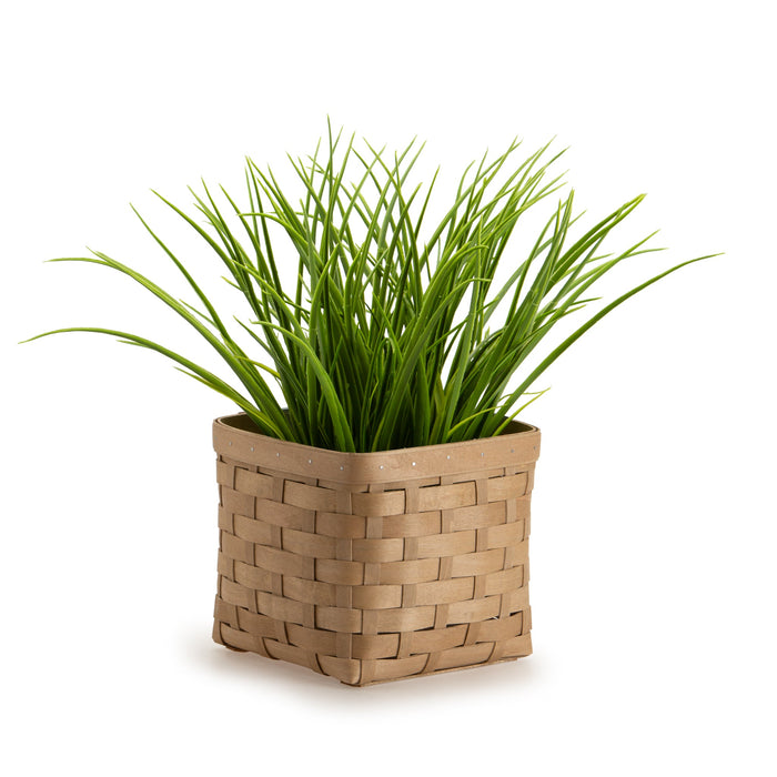 Light Brown Square Organizing Basket