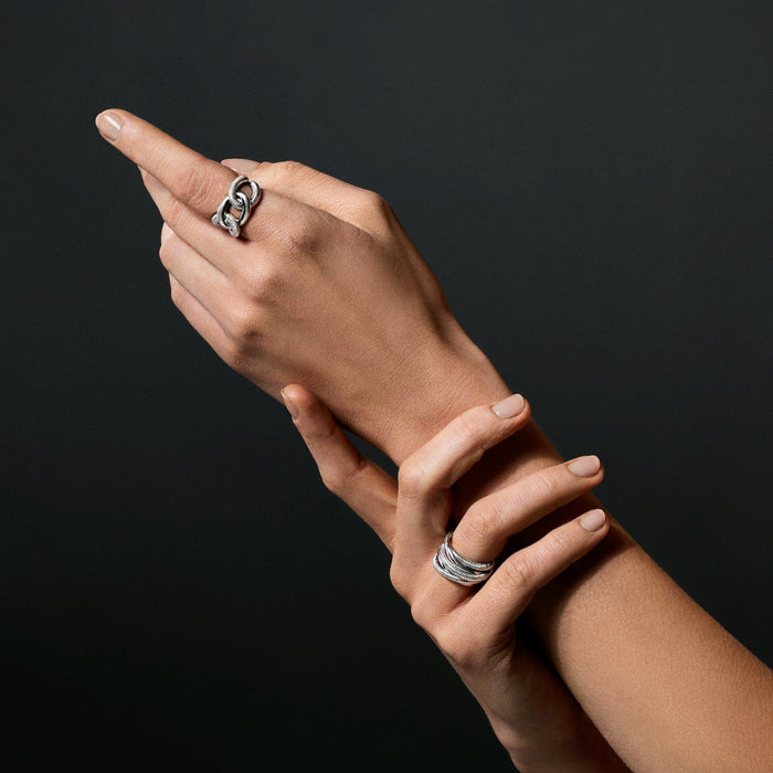 Eternity Interlocking Link Ring
