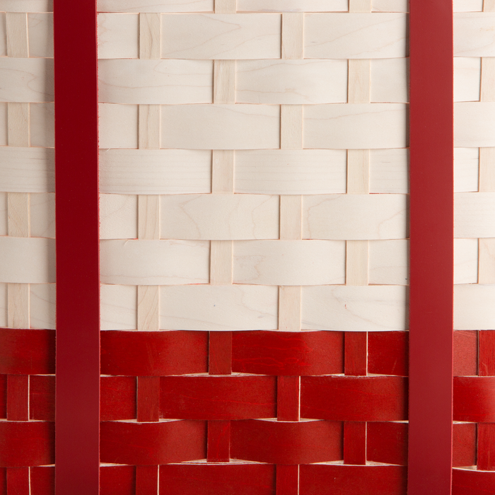 Red & White Large Boardwalk Basket Set with Free Protector