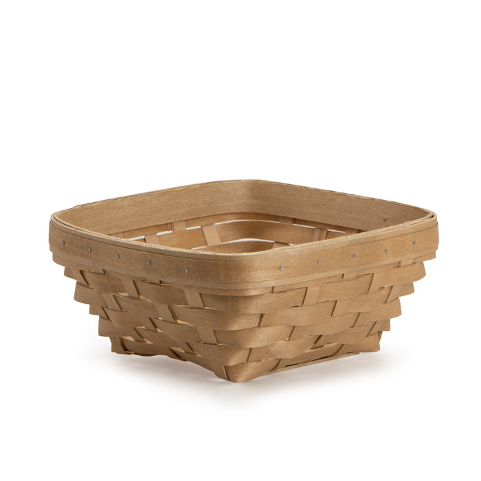 Light Brown Short Flare Utility Basket