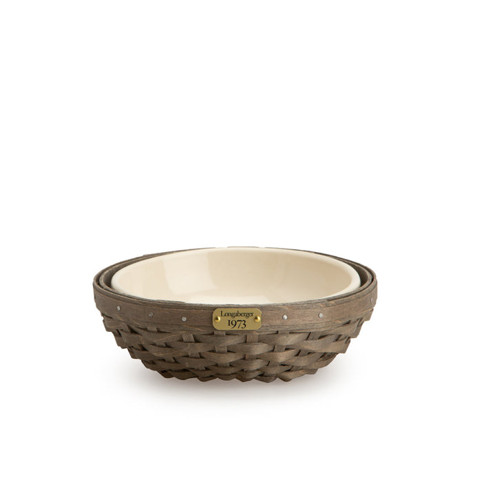 Light Grey 1973 Bowl Basket Set with Free Protector