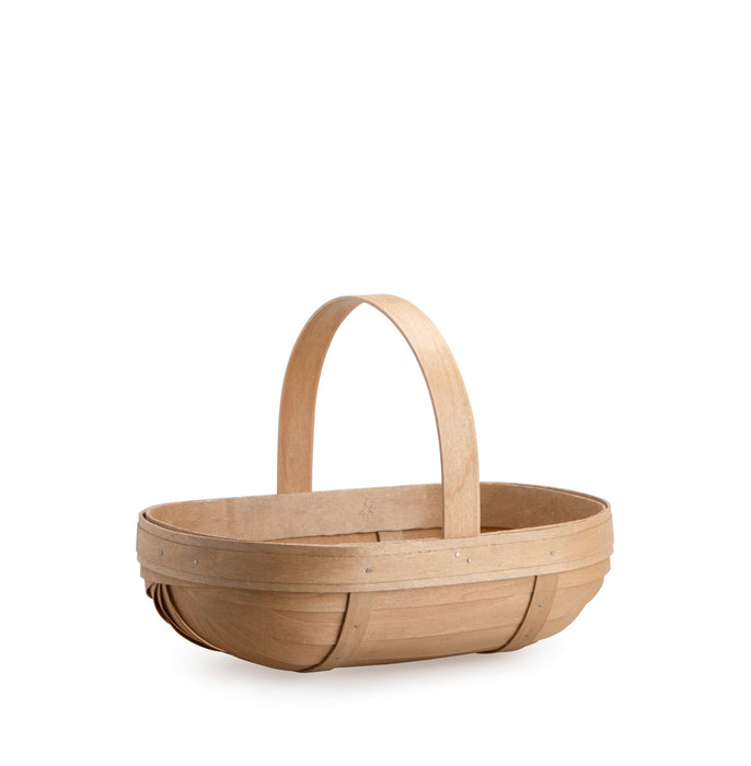Light Brown Small Trug Basket Set with Free Protector