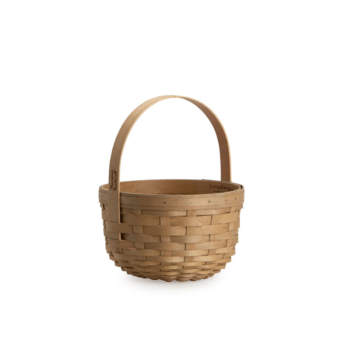 Light Brown Round Mother's Day Basket Set with Free Protector