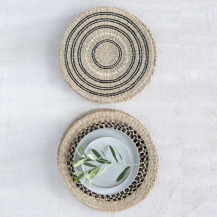 Hand-Woven Seagrass Placemat Set