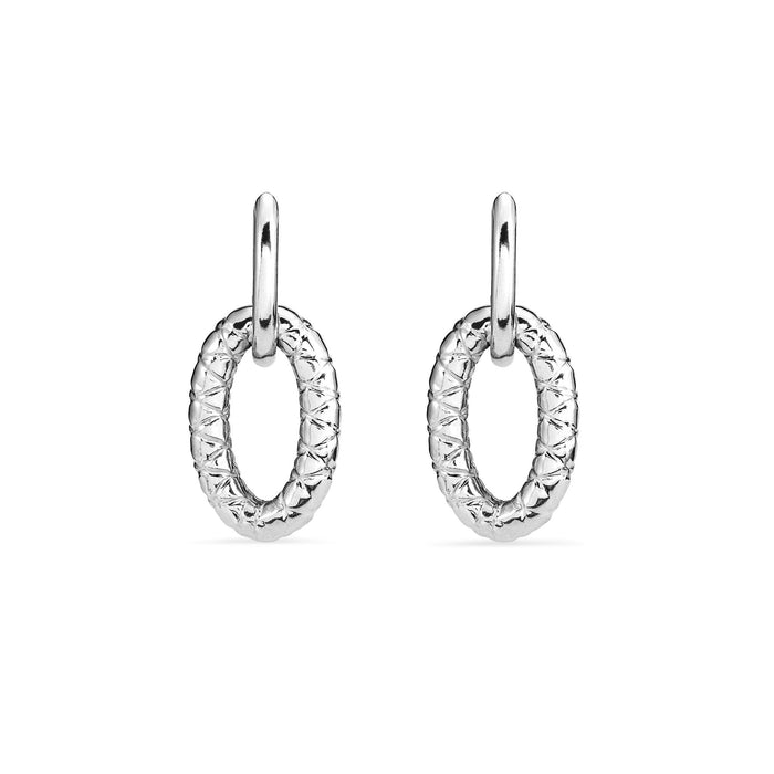 Max Textured Door Knocker Earrings