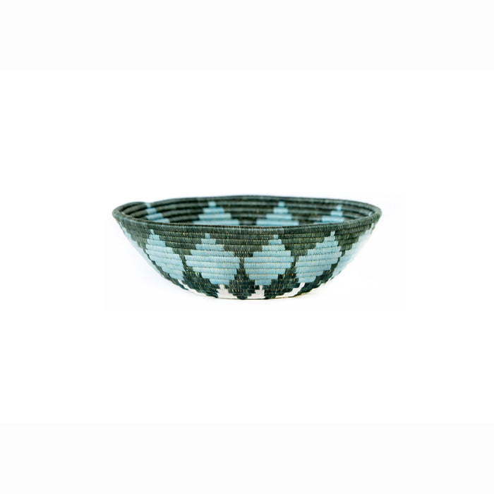 Large Blue Silver Hope Bowl