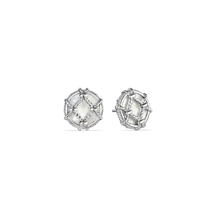 Isola Stud Earrings with Mother of Pearl