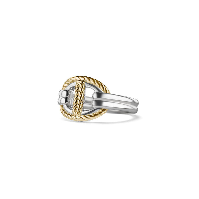 Vienna Single Link Ring with 18K Gold