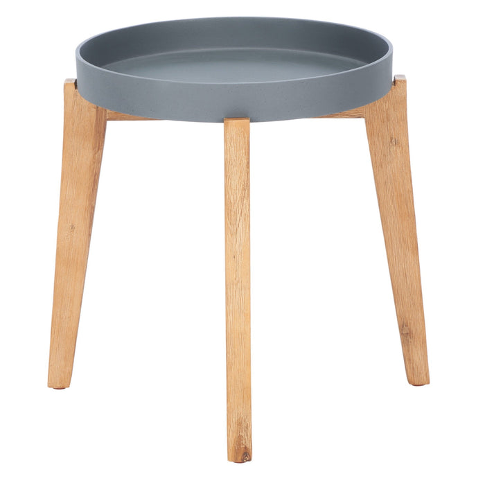 Natural And Grey Menria Side Table