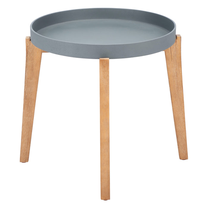 Natural And Grey Charlen Side Table