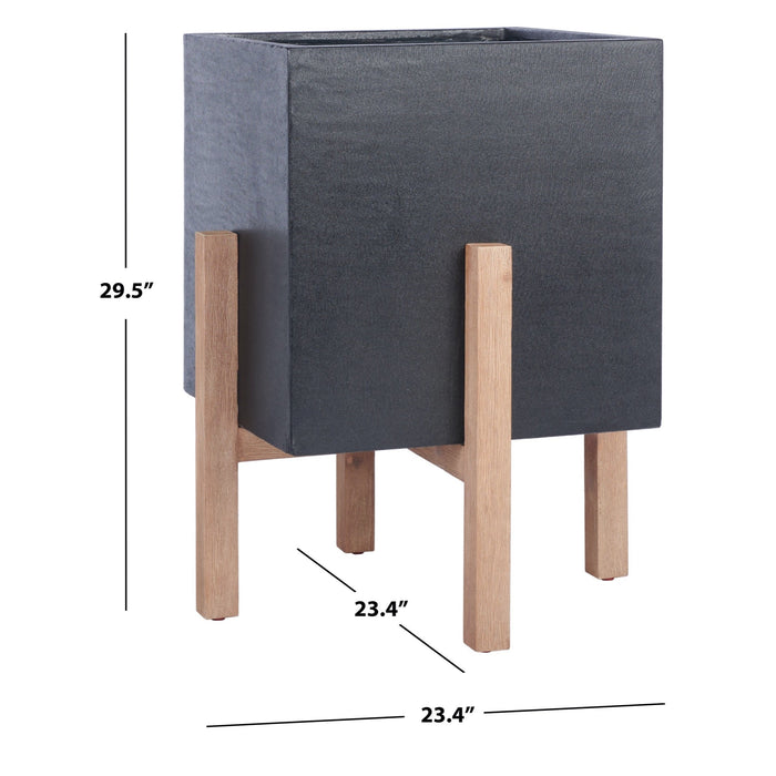 Natural And Black Anston Planter