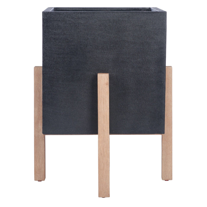 Natural And Black Anston Planter
