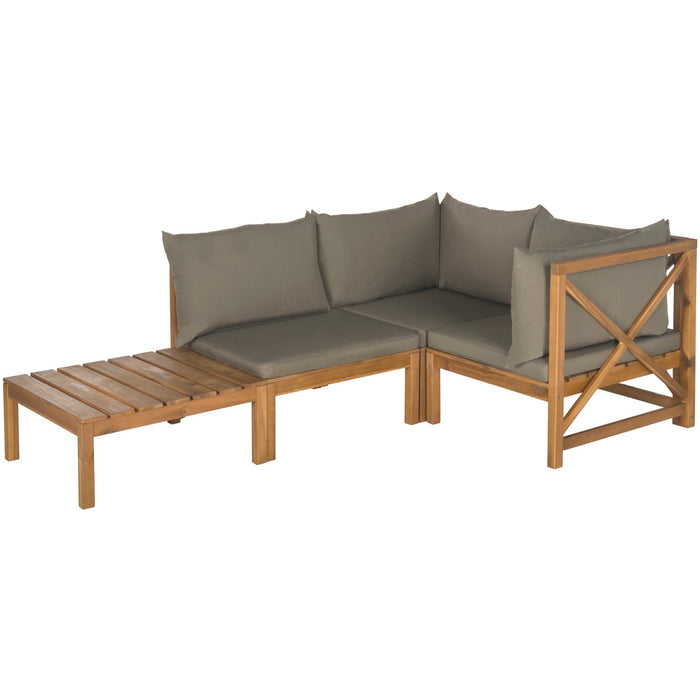Natural And Taupe Lynwood Modular Outdoor Sectional