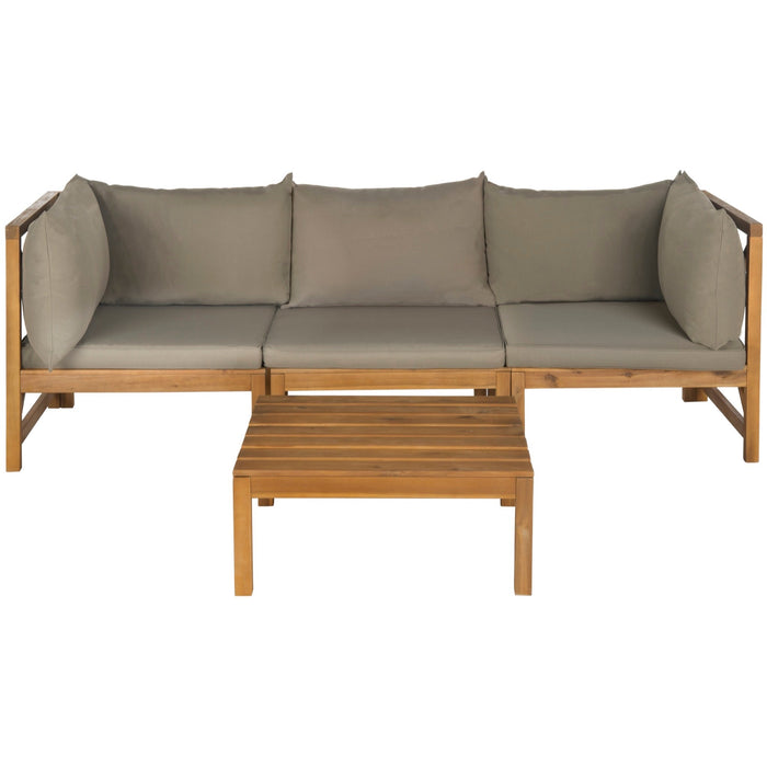 Natural And Taupe Lynwood Modular Outdoor Sectional