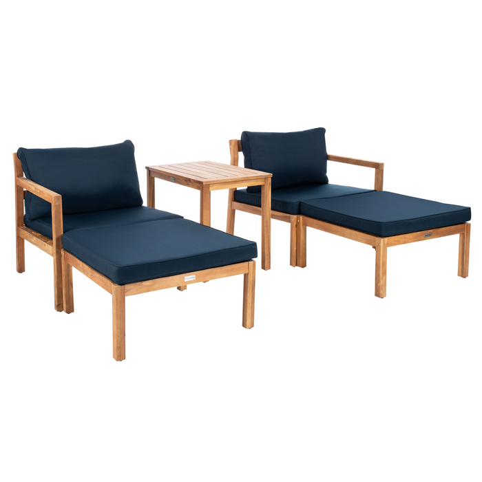 Navy & Natural Pratia Outdoor Set