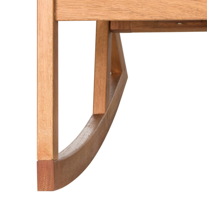 Natural Vernon Rocking Chair with Navy Cushions