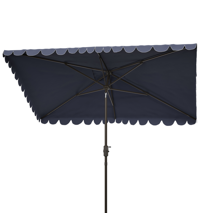 Navy & White Venice Rectangular Umbrella